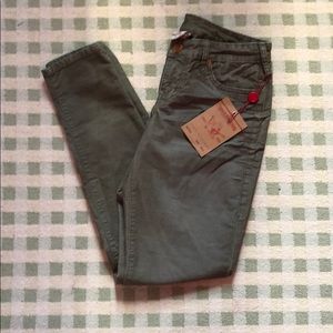 True Religion green cord